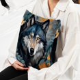 thumbnail image 6 of Wolf Velvet Throw Pillow Covers Set of 2 - 16x16, 18x18, 20x20 Inches - Unique Patterns - Bed Pillow Inserts Included for Various Occasions, 6 of 6