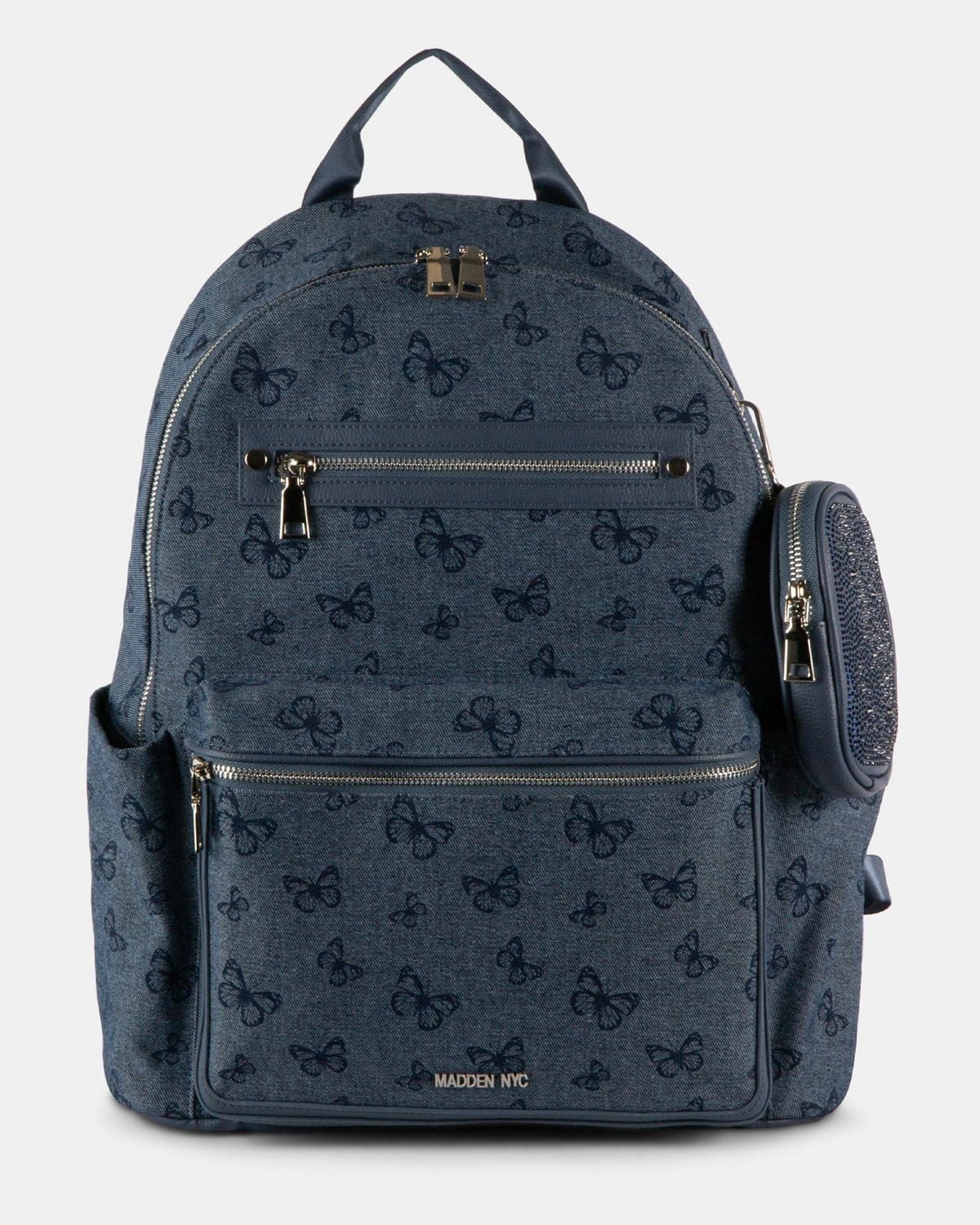 Madden NYC Backpack with Pouch Denim