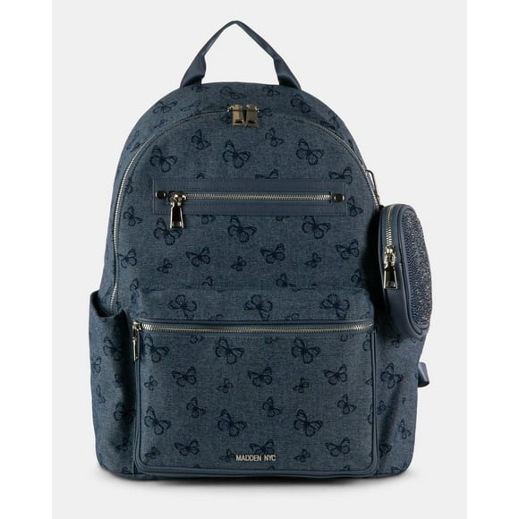 Madden NYC Backpack with Pouch Denim