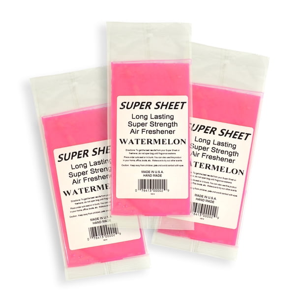 Jenray Super Sheet Small (7.5"x3.75") Under Seat Car Air Freshener, 3