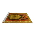thumbnail image 2 of Ahgly Company Machine Washable Indoor Rectangle Persian Yellow Traditional Area Rugs, 7' x 9', 2 of 4