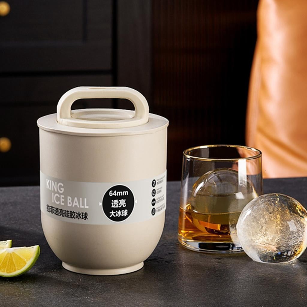 Easy Demold Silicone Sphere Practical Silicone Ice Sphere Round Ice Maker For Stable Chilling In Drink
