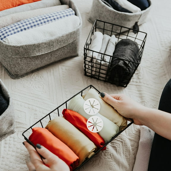 USHOBE 28Pcs Sock Rings for Laundry Lightweight Plastic Sock Organizer for Home Use