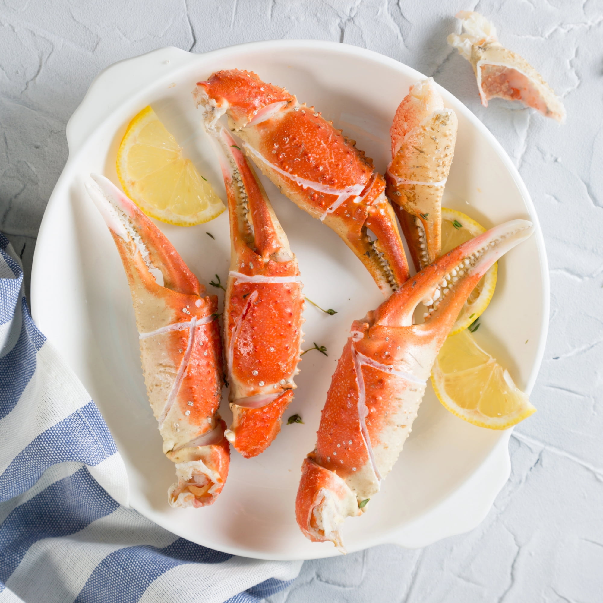 Today Gourmet Frozen Snow Crab Cocktail Claws, 21-25 Claws per Pound, 3 lbs