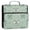 Green and Mint Bows, variant on Water-Resistant 3-Ring Binder Organizer with Multiple Pockets Zipper Binder Bag for Office Green and Mint Bows