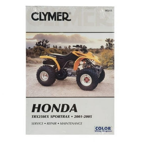 Clymer Repair Manuals for Honda TRX 250EX 2001-2005