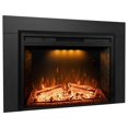 Electric Fireplace Trim Kit for 33inchFireplace Electric Inserts, Metal