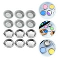 thumbnail image 4 of 12Pcs Multi-function Watercolor Plates Stainless Painting Plates Reusable Watercolor Trays, 4 of 8