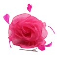 thumbnail image 4 of Ladies Hats for Tea Party, Comdrip Hat for Women Wedding Flower Cocktail Mesh Feathers Hair Clip Tea Party Headband Womens Fascinator Hot Pink One Size, 4 of 4