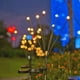 thumbnail image 5 of Lámpara 2 piezas de luz solar de jardín de uso conveniente para la decoración del patio del paisaje del jardín del hogar (luz cálida + 10 LED), 5 of 6