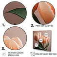 thumbnail image 3 of Designart "Tulip Serenity In Soft Hues II" Tulips Floater Framed Wall Decor, 3 of 5