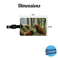 thumbnail image 3 of Bunch Of Red Pandas Faux Leather Travel Luggage Tag, 3 of 7