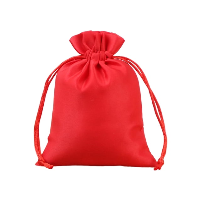 yingyy Drawstring Bag Jewelry Favors Packaging Storage Pouch Gifts Pocket Red