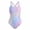 Colorful Leopard Print, variant on Girls One Piece Swimsuits Girls Bathing Suits Size 10-12 Cute Heart Pattern Purple