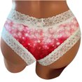 thumbnail image 5 of HUPOM Panties For Men Panties For Women Briefs Casual Tie Seamless Waistband Red S, 5 of 5