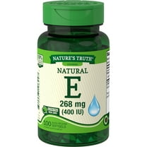 Vitamin E Capsules | 400 IU | 100 Softgels | Non-GMO & Gluten Free | by Nature's Truth