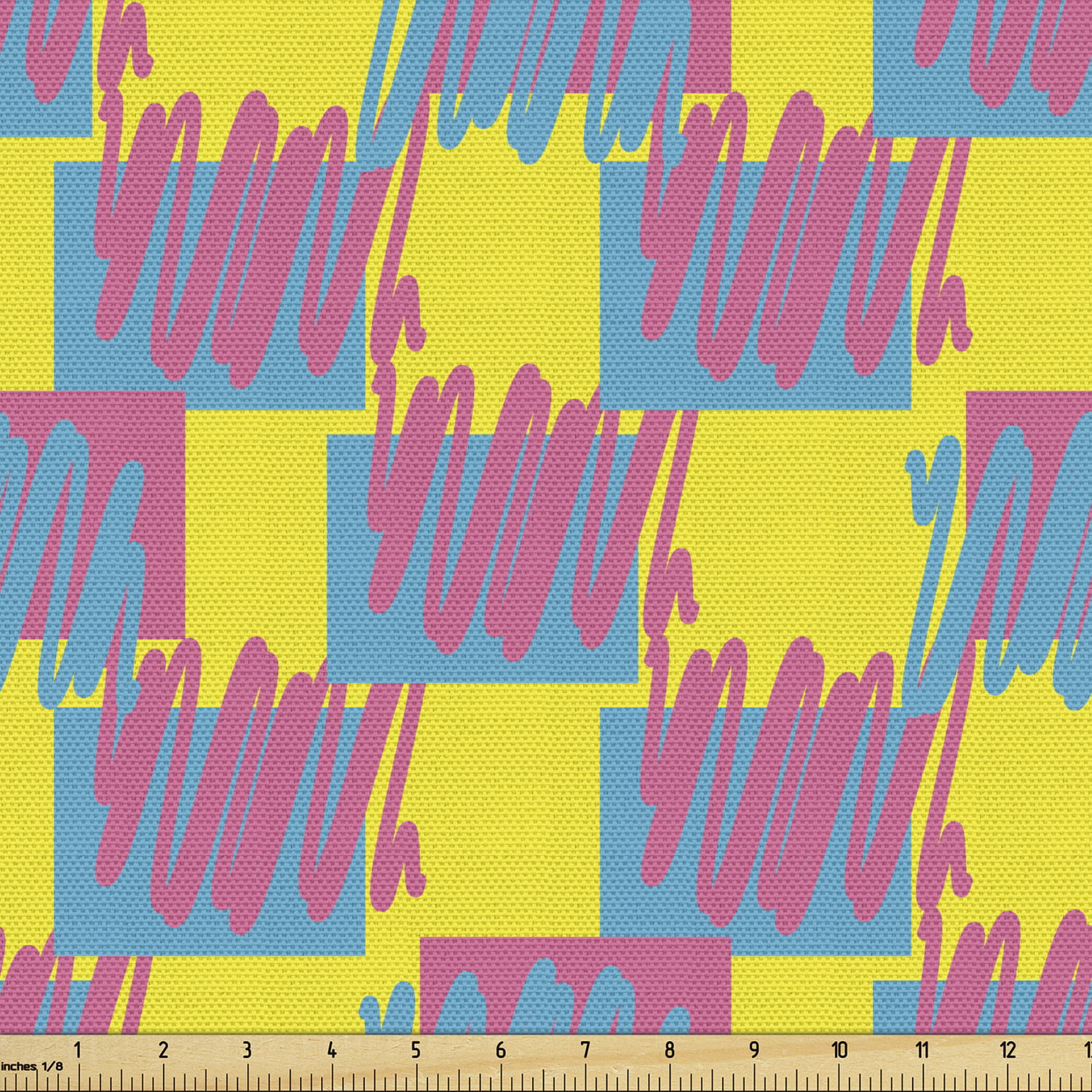 80's Retro Digital Print Fabric 100% Cotton Pop Art Upholstery Curtain
