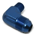 thumbnail image 3 of Russell Performance -4 AN to 1/4in NPT 90 Degree Flare to Pipe Adapter (Blue), 3 of 4