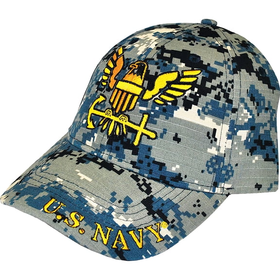 Eagle Emblems CP00204 Cap - USN, Eagle - Camo