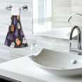 thumbnail image 5 of Yayeee Kitchen Hanging Hand Towels Set of 2 with Loop Bathroom Absorbent Tie Towel, Orange Halloween Ghosts, 5 of 7