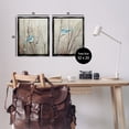 thumbnail image 4 of Stupell Industries Rustic Lodge Peaceful Perched Blue Birds Black 2pc Floating Frame Art Set, 17 x 21 each, by Julia Purinton, 4 of 8