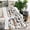 German Shepherd Dog, variant on German Shepherd Dog and Footprint Blanket,Comfortable Soft Flannel Throw Blanket,All Season,Warm Lightweight Blankets for Sofa Bed Couch Living Room Chair,60"x80"(150x200cm)
