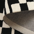 thumbnail image 5 of SAFAVIEH Pine Blake Geometric Wool Area Rug, Black/Ivory, 6' x 6' Square, 5 of 10