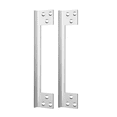 thumbnail image 1 of 2 Pcs Door Latch Guard Plate Outswing Angle Latch Protector Door Latch Cover Latch Shield L Shaped Security 7Inch, 1 of 7