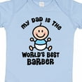 thumbnail image 4 of Inktastic Daddy Worlds Best Barber Childs Boys Baby Bodysuit, 4 of 5