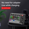 thumbnail image 3 of Mezclador de amplificador FLhrweasw consola de mezcla de voz en vivo con tarjeta de sonido F998, 3 of 9
