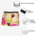 thumbnail image 6 of Disketp Donuts Men'S Boxer Briefs,Soft And Breathable Cotton Underwear With Comfortflex Waistband, 6 of 8