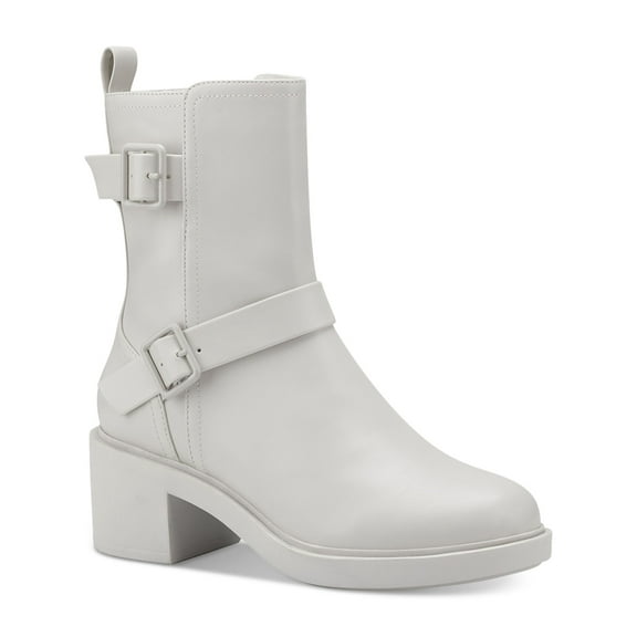 Alfani Womens Chantal Faux Leather Ankle Booties