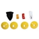 thumbnail image 2 of 10 cinturones, 30 banderas rojas y amarillas, 4 conos para un juego óptimo Kit de fútbol bandera para 10 jugadores, 2 of 8