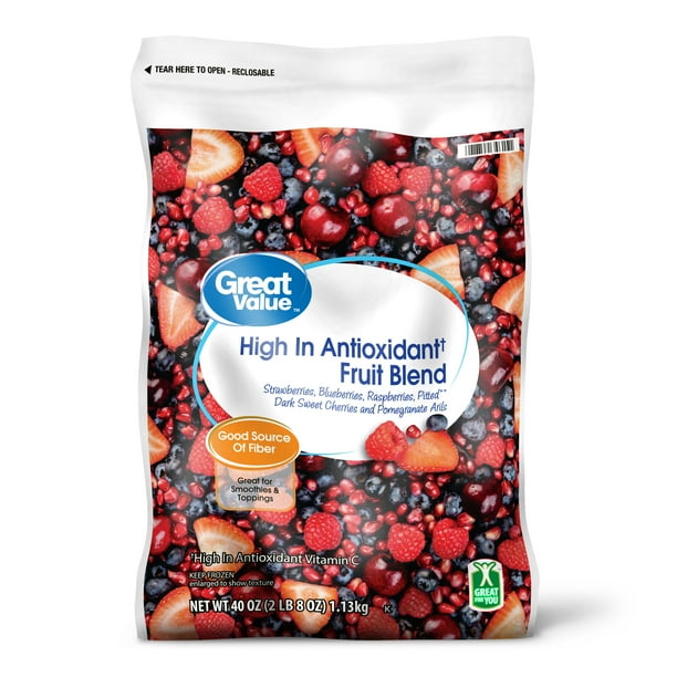 Great Value High in Antioxidant Fruit Blend, 40 oz