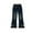 Navy1, variant on SHTXOZHI Girl's Wide Leg Flared Jeans Kids Elastic Waist Bell Bottom Denim Pants with Pockets