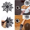 thumbnail image 1 of WIFKLSIIPG Mesh Cup Mat Tableware Decoration Atmosphere Party Decoration 2mm Nonwoven Fabric 1pc(Black), 1 of 8