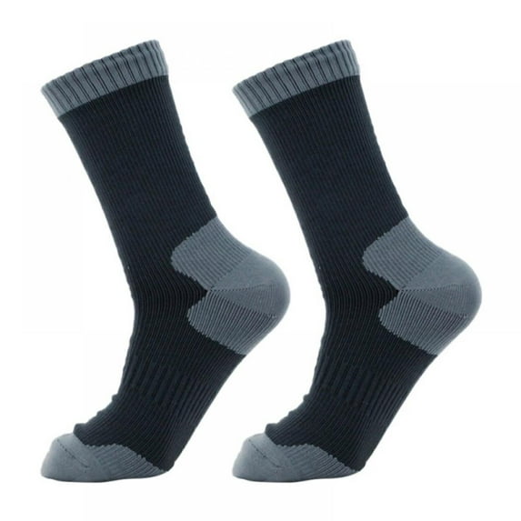 Waterproof Socks, Unisex Men Women Breathable Dry Fit Moisture Wicking Hiking Cycling Kayaking Crew Socks