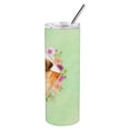 thumbnail image 4 of Carolines Treasures CK4335TBL20 Rhodesian Ridgeback Green Flowers Stainless Steel 20 oz Skinny Tumbler 20 oz multicolor, 4 of 4