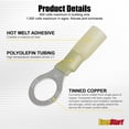 thumbnail image 4 of EverStart 8-Piece Heat Shrink Ring Wire Connectors for 12-10 Gauge, Yellow, 4 of 8