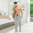thumbnail image 7 of GZHJMY Animal Plum Prints Men's Pajama Pants, Soft and Comfortable Lounge Sleep Bottoms with Pockets, Men's Sleepwear with Custom Print, Medium, 7 of 7