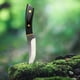 thumbnail image 4 of Cuchillo con Mango de Ébano para Acampar Al Aire Libre, Pescar, Hogar, Cuchillo de Fruta con Forma de Colibrí Regulus, 4 of 5