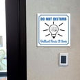thumbnail image 4 of Square Plus Do Not Disturb Brilliant Minds At Work Door or Wall Sign | Workplace Cleaning Signage - Medium, 4 of 8