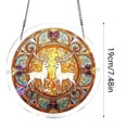 thumbnail image 2 of CaiYueKe Acrylic Puzzles Suncatcher Window Hanging, 7.4 Inch Sun Catcher Acrylic Puzzles Garden Decoration for Women Men Mom Birthday Gift Home Decor, 2 of 6