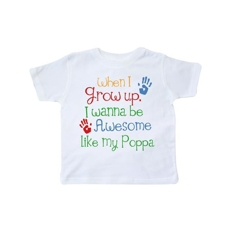 

Inktastic Awesome Like Poppa Gift Toddler Boy or Toddler Girl T-Shirt