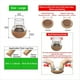 thumbnail image 5 of Protectores de Piso para Patas de Sillas para Pisos de Madera con Almohadillas de Fieltro, Cubiertas para Proteger los Pies de las Patas de Muebles de Madera, Copa 24 Piezas S, 5 of 5