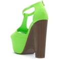 thumbnail image 7 of Jessica Simpson Dany Women's Peep Toe Heeled Platform Sandals Pumps, 7 of 7