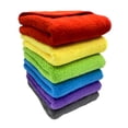 thumbnail image 1 of Pack 6 Toallas de Microfibra Multiusos 60x40 cm  Ultra Absorbentes, Suaves y Duraderas  para Auto, Moto, Hogar, Cocina, Baño, Cabello y Mascotas  No Raya Ni Deja Pelusa, 1 of 9
