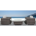 thumbnail image 2 of Living Source International 3-Piece Wicker / Rattan Seating Group in Brown, 2 of 5