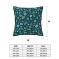 thumbnail image 2 of Throw Pillow Covers, cute shells starfish Soft Square Pillow Cases with Invisible Zipper for Couch Bed Sofa, Farmhouse Fall Home Decor 18"x18", 2 of 7