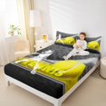 thumbnail image 4 of Feelyou Cartoon Tennis Athlete Twin Sheet Sets, Ball Sports Gaming Twin Fitted Sheet, Teens Kids Boys Girls Flat Sheet, Ultra Soft Bedroom Decor, 3 Pieces, 4 of 7